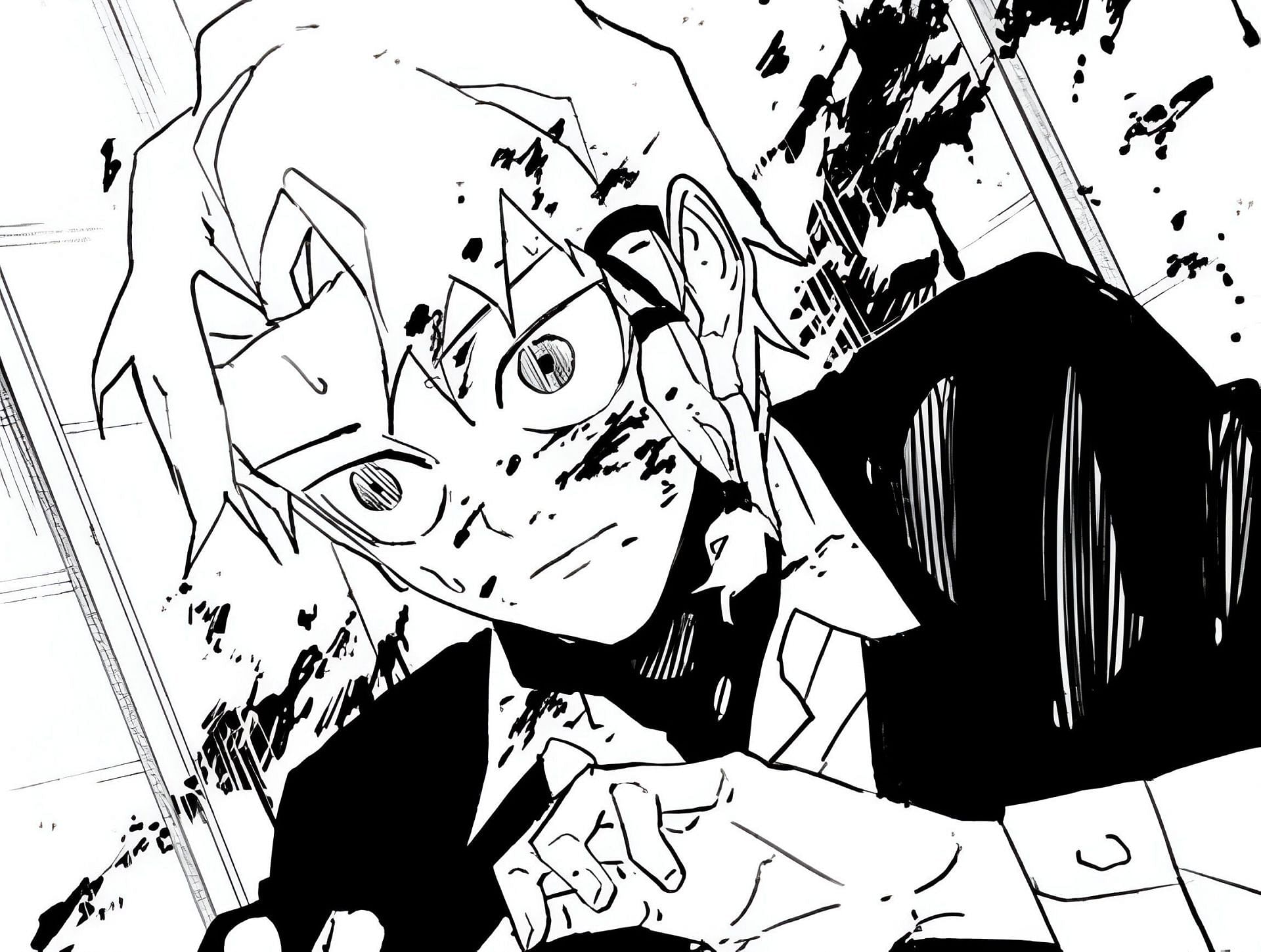 Hakuri as seen in the manga (Image via Shueisha)